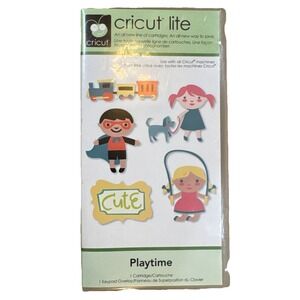 Cricut Lite Playtime Cartridge‎ Complete W/ Overlay Link Status Unknown